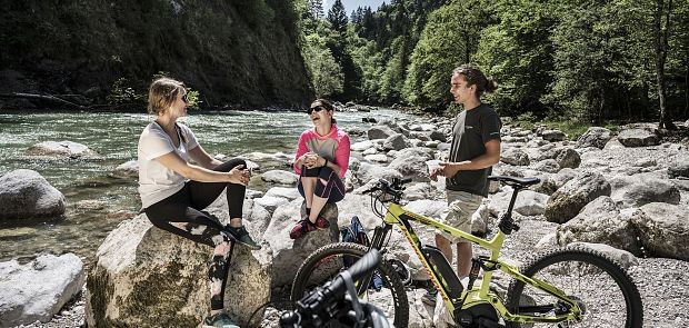 Die Gegend mit dem Rad erkunden