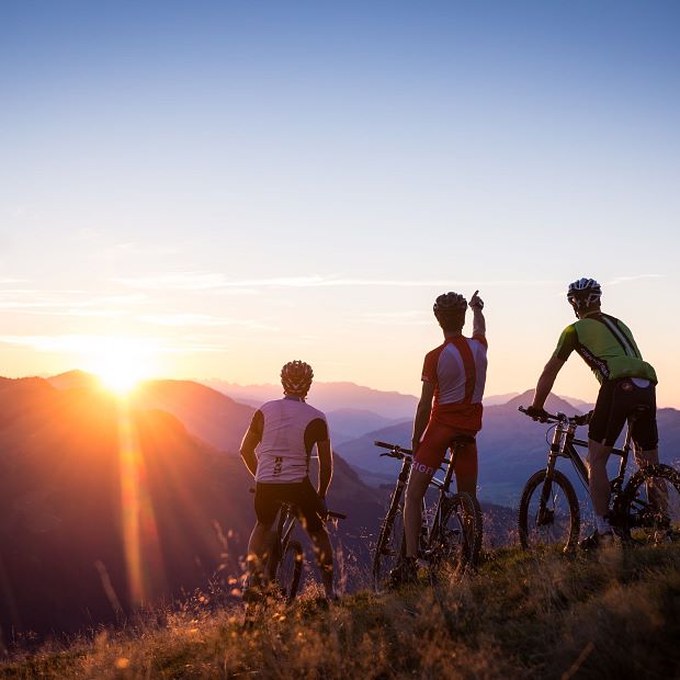 Mountainbiketour am Abend