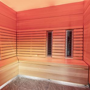 Infrarotkabine zum entspannen