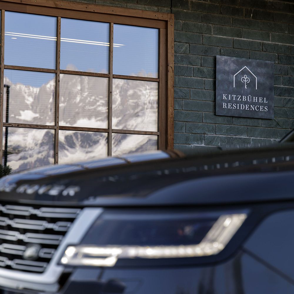 Range Rover Shuttle bei den Kitzbühel Residences in Tirol